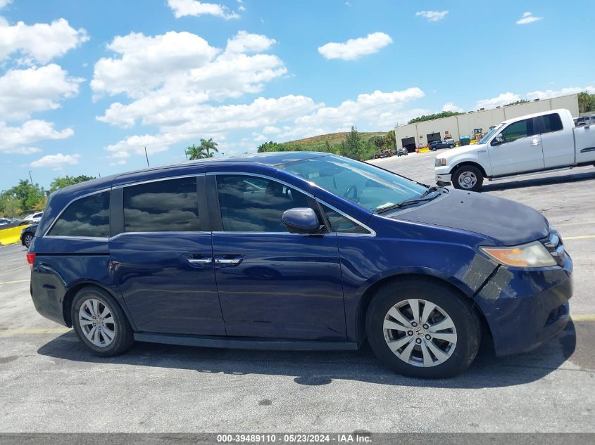 2015 Honda Odyssey Ex-L VIN: 5FNRL5H66FB115247 Lot: 39489110