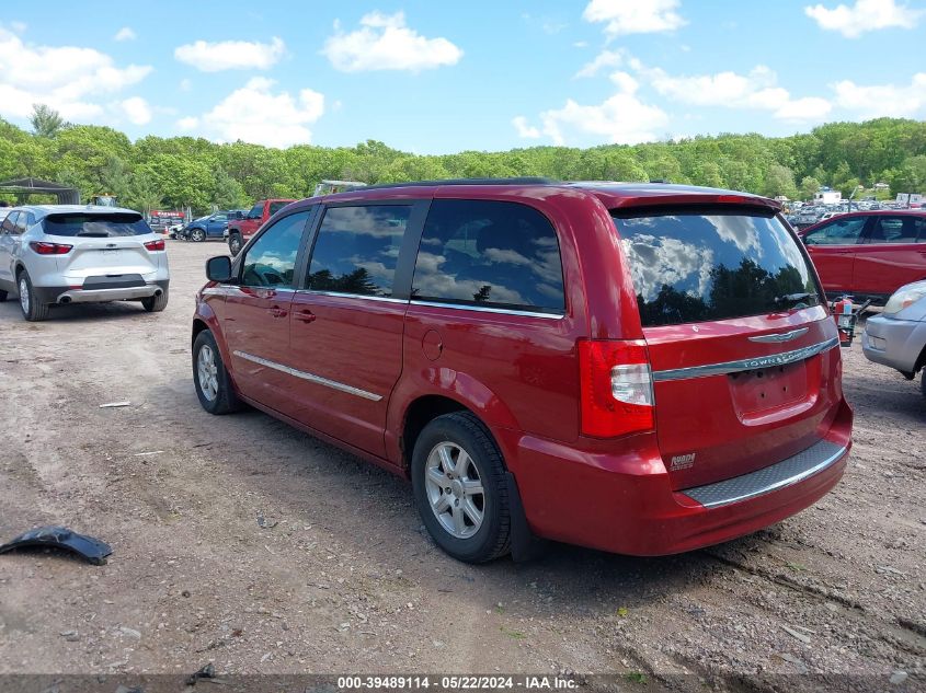 2012 Chrysler Town & Country Touring VIN: 2C4RC1BG0CR307564 Lot: 39489114