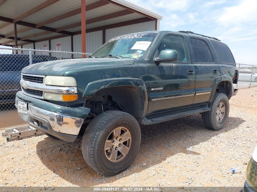 2002 Chevrolet Tahoe Lt VIN: 1GNEK13T22J265549 Lot: 39489121