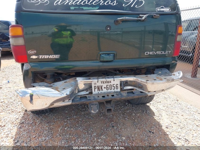 2002 Chevrolet Tahoe Lt VIN: 1GNEK13T22J265549 Lot: 39489121
