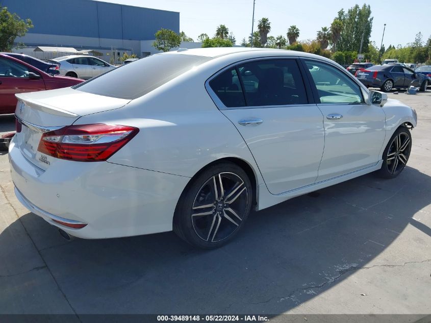 2017 Honda Accord Touring V6 VIN: 1HGCR3F90HA043500 Lot: 39489148