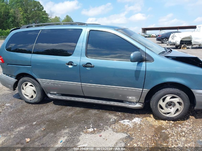 2002 Toyota Sienna Xle VIN: 4T3ZF13C72U454407 Lot: 39489155