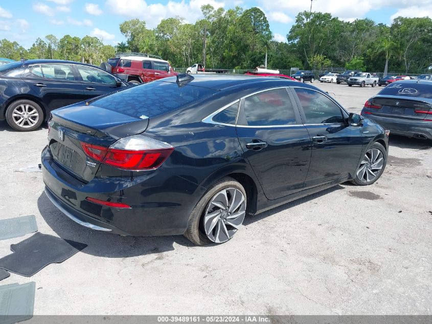 2019 Honda Insight Touring VIN: 19XZE4F99KE003480 Lot: 39489161