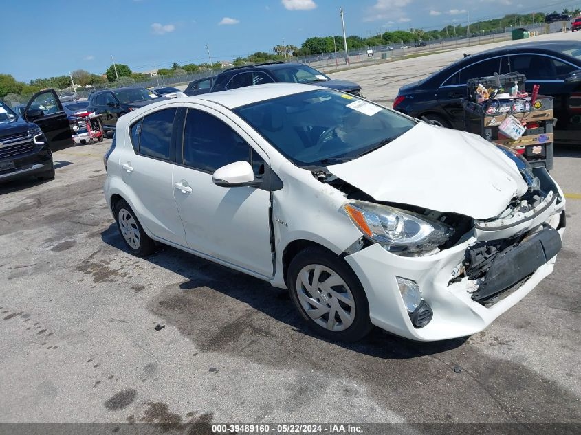 2015 Toyota Prius C One VIN: JTDKDTB34F1587215 Lot: 39489160