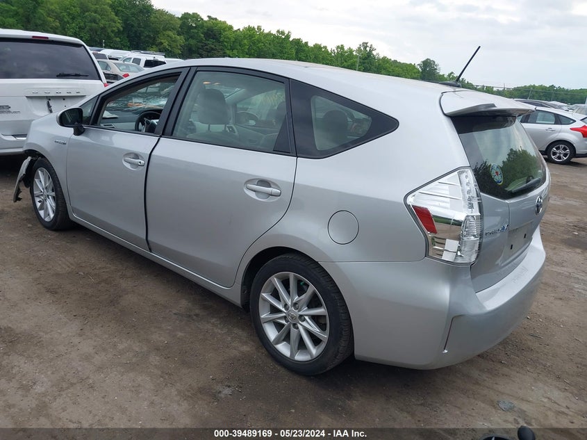 2012 Toyota Prius V Five VIN: JTDZN3EUXC3142252 Lot: 39489169