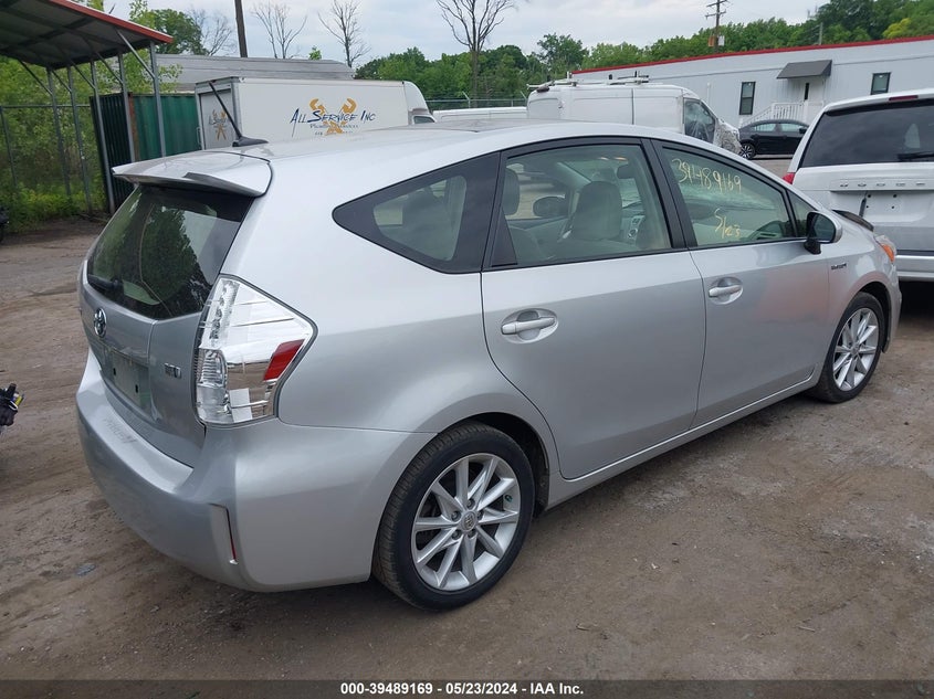 2012 Toyota Prius V Five VIN: JTDZN3EUXC3142252 Lot: 39489169