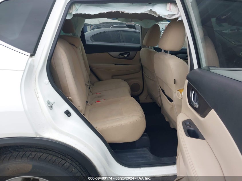 2016 Nissan Rogue Sv VIN: KNMAT2MT3GP607278 Lot: 39489174