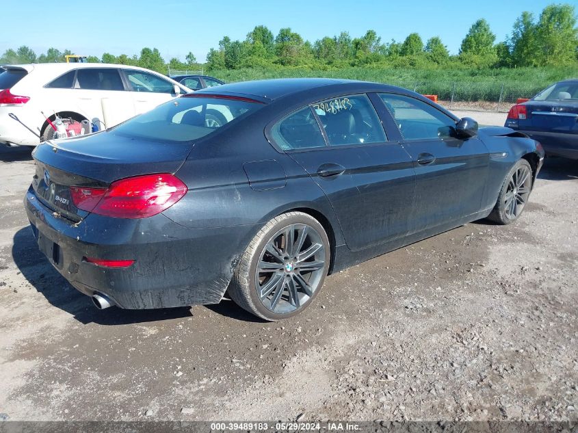 2014 BMW 640I Gran Coupe xDrive VIN: WBA6B8C52ED452488 Lot: 39489183