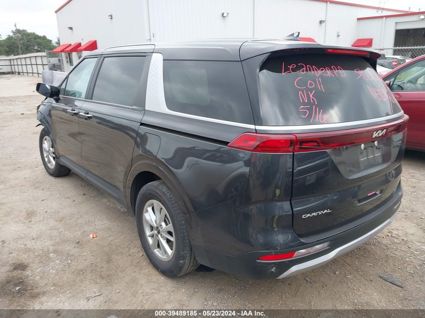2023 Kia Carnival Mpv Lx Seat Package VIN: KNDNB4H30P6256457 Lot: 39489185