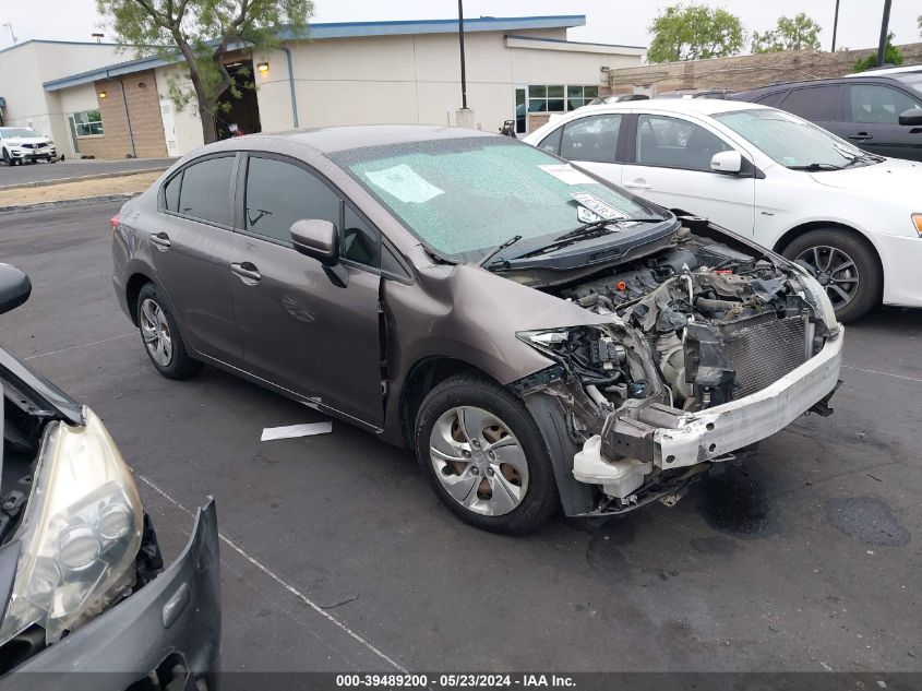 2014 Honda Civic Lx VIN: 19XFB2F53EE229502 Lot: 39489200