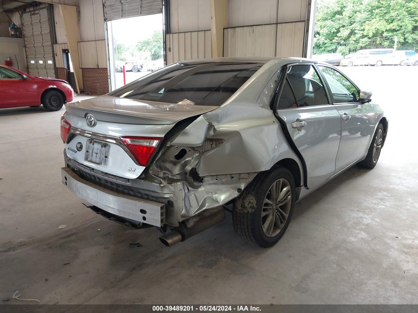 2016 Toyota Camry Se VIN: 4T1BF1FK3GU248280 Lot: 39489201