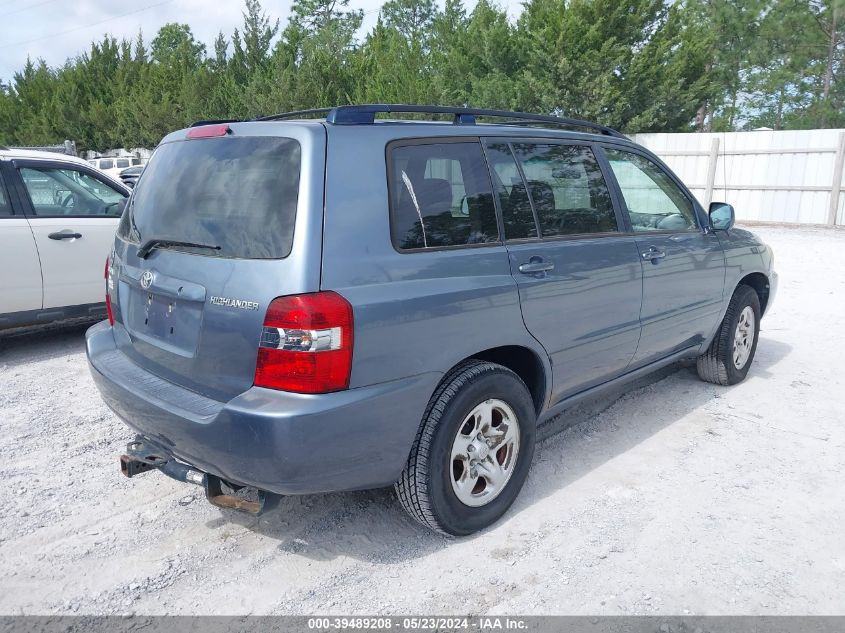 2004 Toyota Highlander VIN: JTEGD21A340101167 Lot: 39489208