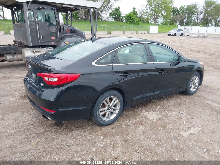 2016 Hyundai Sonata Se VIN: 5NPE24AF3GH278558 Lot: 39489225