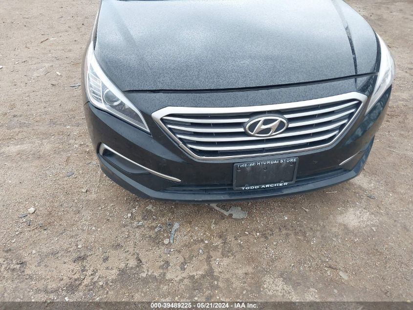 2016 Hyundai Sonata Se VIN: 5NPE24AF3GH278558 Lot: 39489225