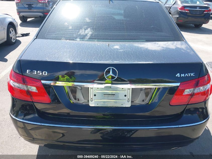 2010 Mercedes-Benz E 350 4Matic VIN: WDDHF8HB8AA231249 Lot: 39489240