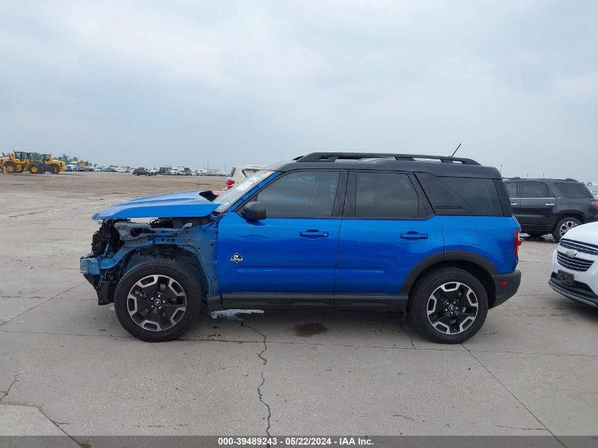 2022 Ford Bronco Sport Outer Banks VIN: 3FMCR9C66NRD79905 Lot: 39489243