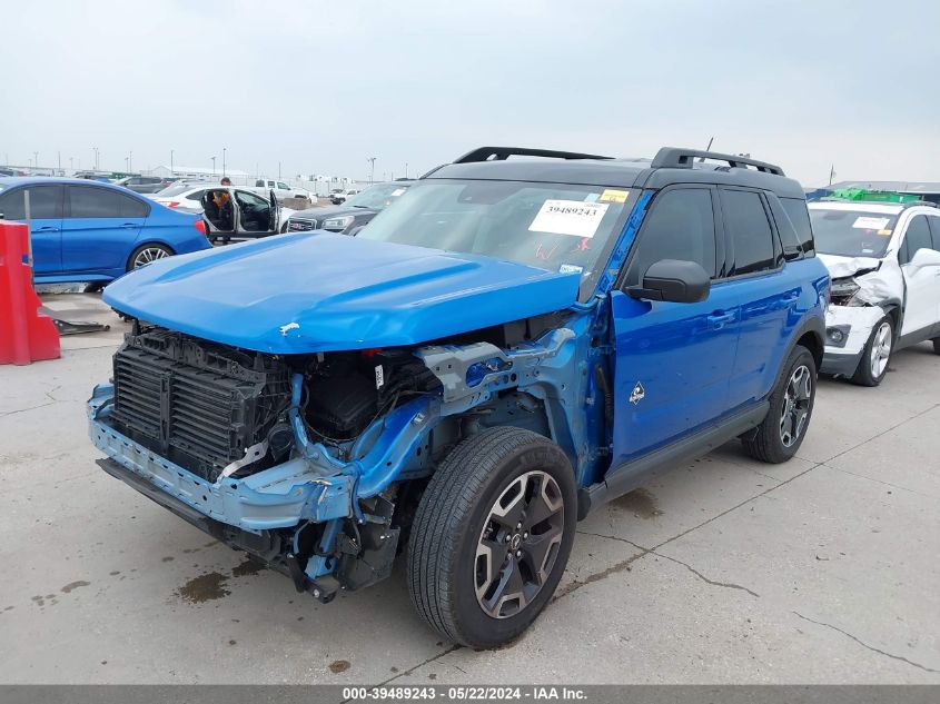 2022 Ford Bronco Sport Outer Banks VIN: 3FMCR9C66NRD79905 Lot: 39489243