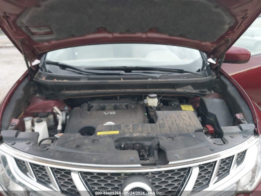 2012 Nissan Murano S VIN: JN8AZ1MU0CW110016 Lot: 39489268