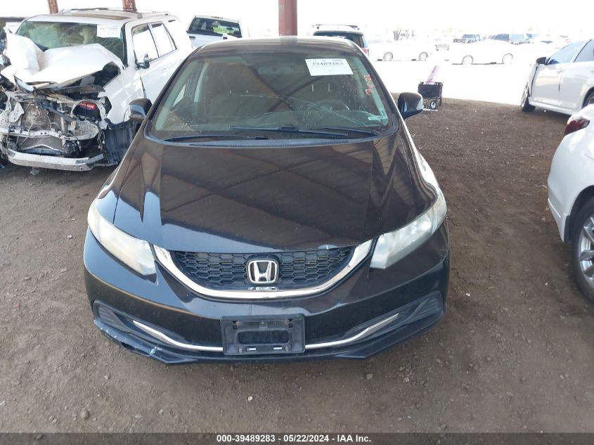 2013 Honda Civic Lx VIN: 19XFB2F55DE044527 Lot: 39489283