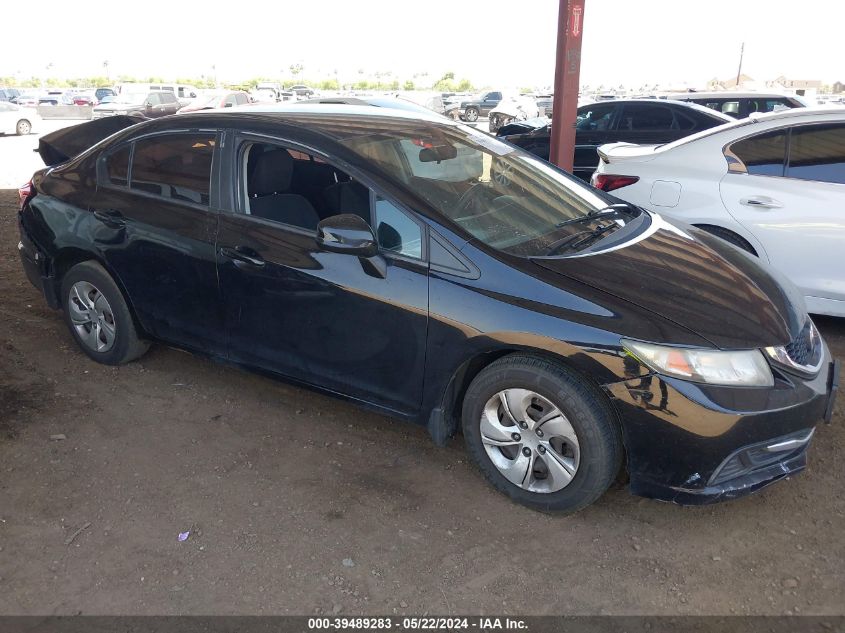 2013 Honda Civic Lx VIN: 19XFB2F55DE044527 Lot: 39489283