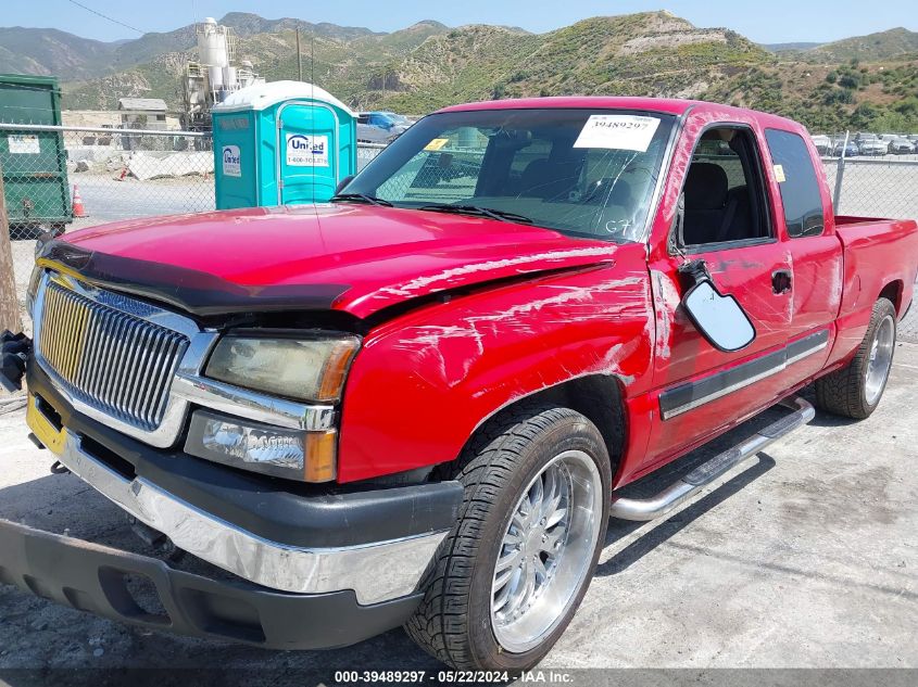 2003 Chevrolet Silverado 1500 Ls VIN: 2GCEC19VX31298924 Lot: 39489297