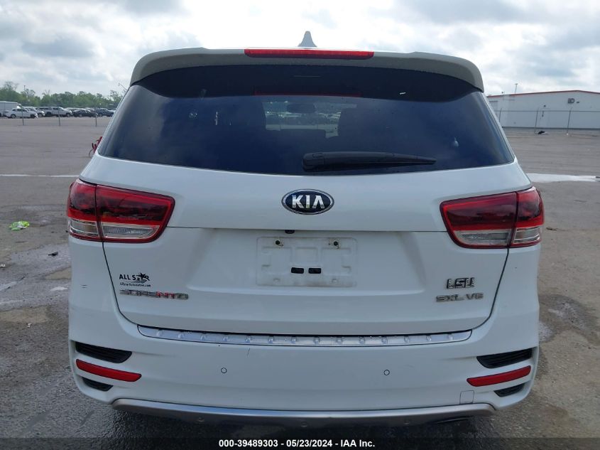 2016 KIA SORENTO 3.3L SXL - 5XYPK4A54GG072379