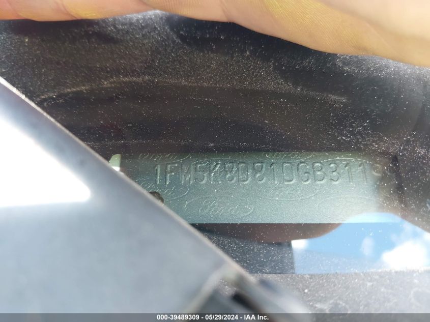 2013 Ford Explorer Xlt VIN: 1FM5K8D81DGB31199 Lot: 39489309