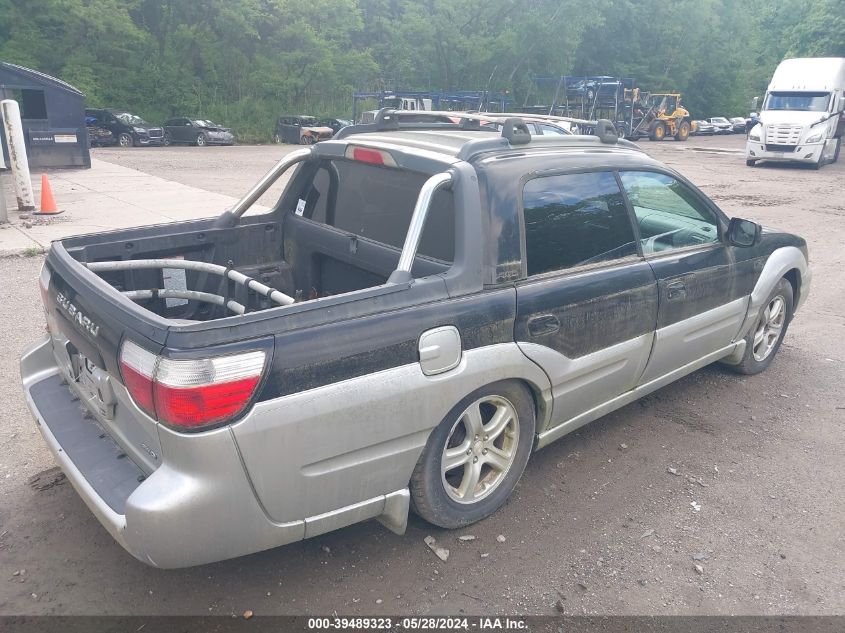 2003 Subaru Baja VIN: 4S4BT61C337106719 Lot: 39489323