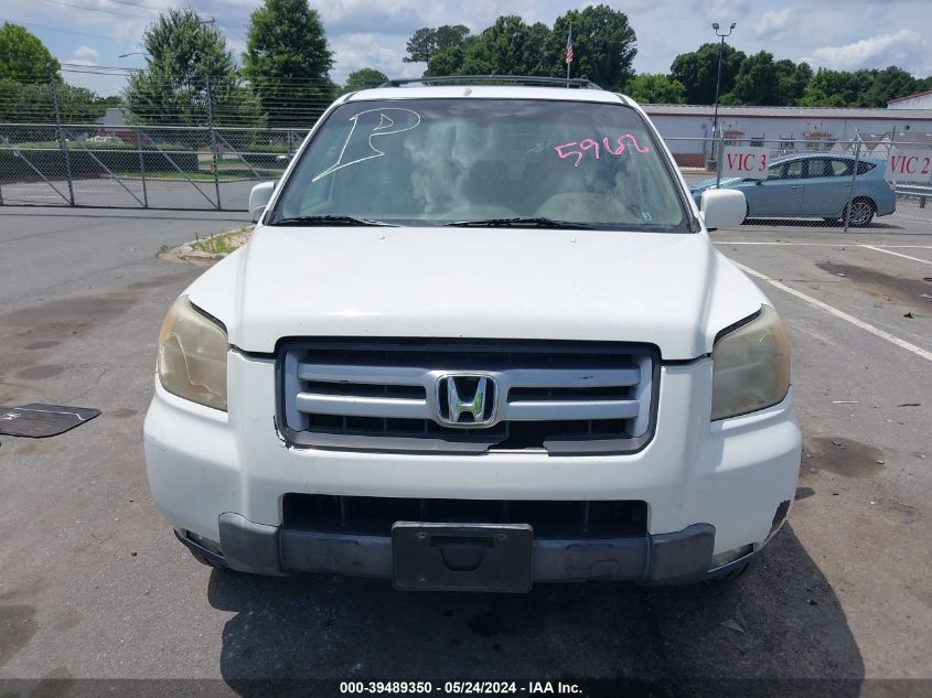 2008 Honda Pilot Ex-L VIN: 5FNYF18508B025968 Lot: 39489350