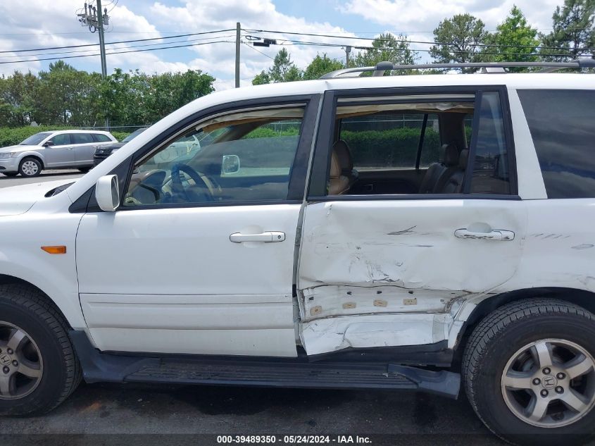 2008 Honda Pilot Ex-L VIN: 5FNYF18508B025968 Lot: 39489350