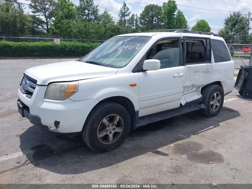 2008 Honda Pilot Ex-L VIN: 5FNYF18508B025968 Lot: 39489350