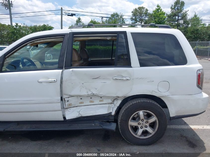 2008 Honda Pilot Ex-L VIN: 5FNYF18508B025968 Lot: 39489350