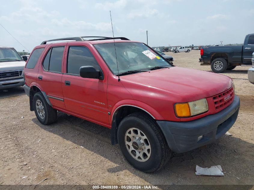 1998 Isuzu Rodeo Ls/S VIN: 4S2CK58W0W4336637 Lot: 39489359