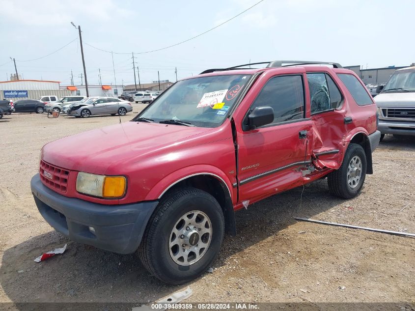 1998 Isuzu Rodeo Ls/S VIN: 4S2CK58W0W4336637 Lot: 39489359