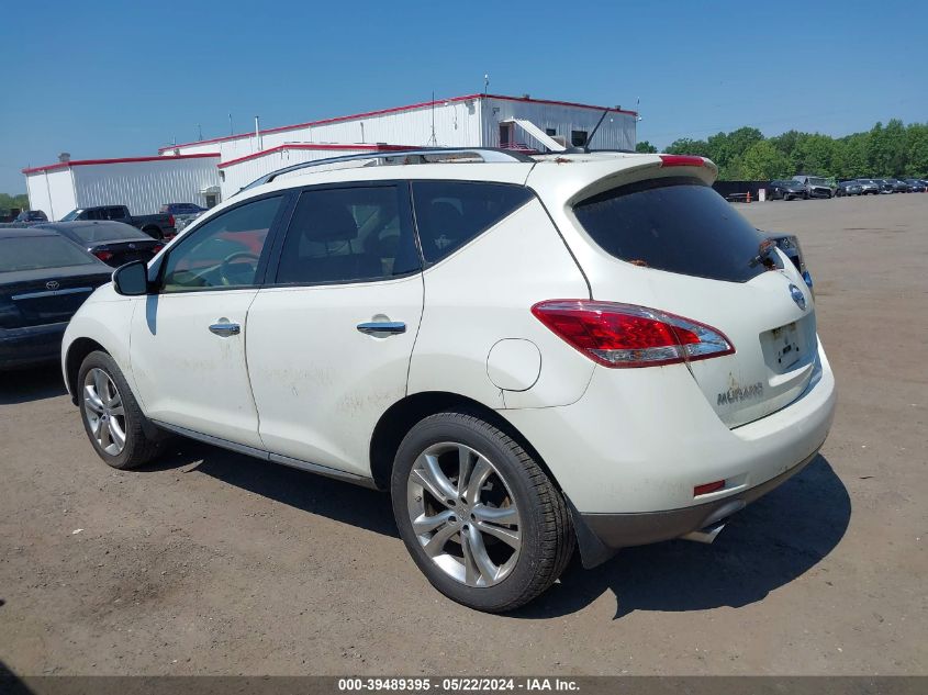 2011 Nissan Murano Le VIN: JN8AZ1MW9BW164253 Lot: 39489395