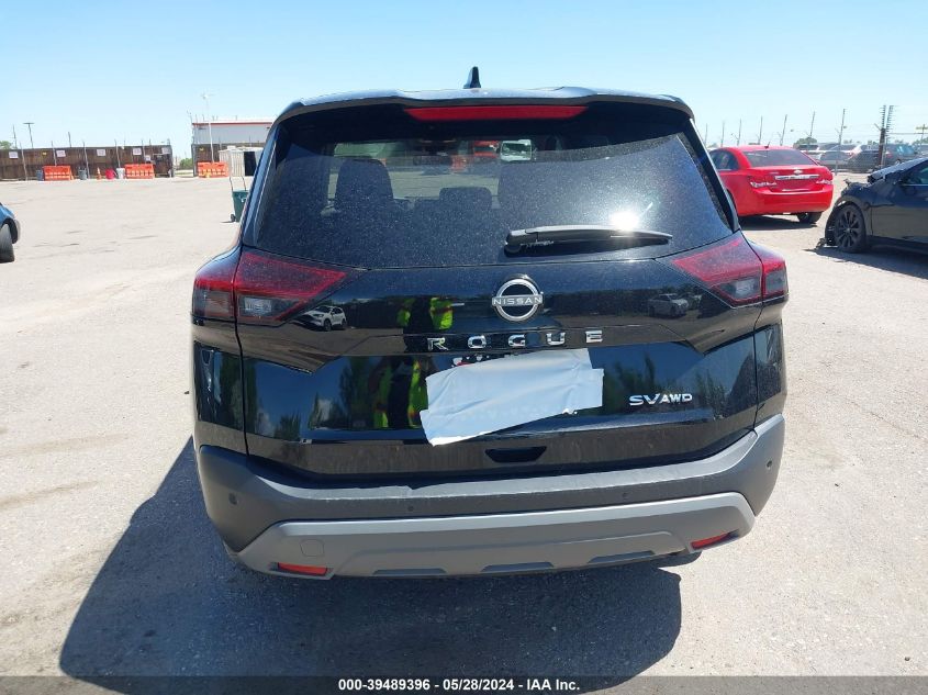 2022 Nissan Rogue Sv Intelligent Awd VIN: 5N1BT3BB4NC700377 Lot: 39489396