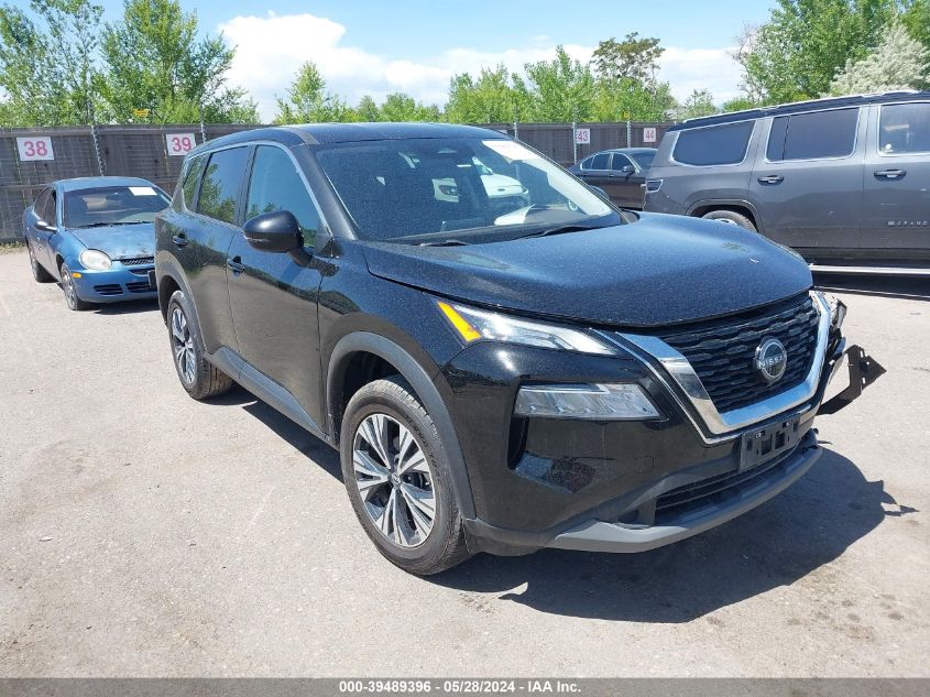 2022 Nissan Rogue Sv Intelligent Awd VIN: 5N1BT3BB4NC700377 Lot: 39489396