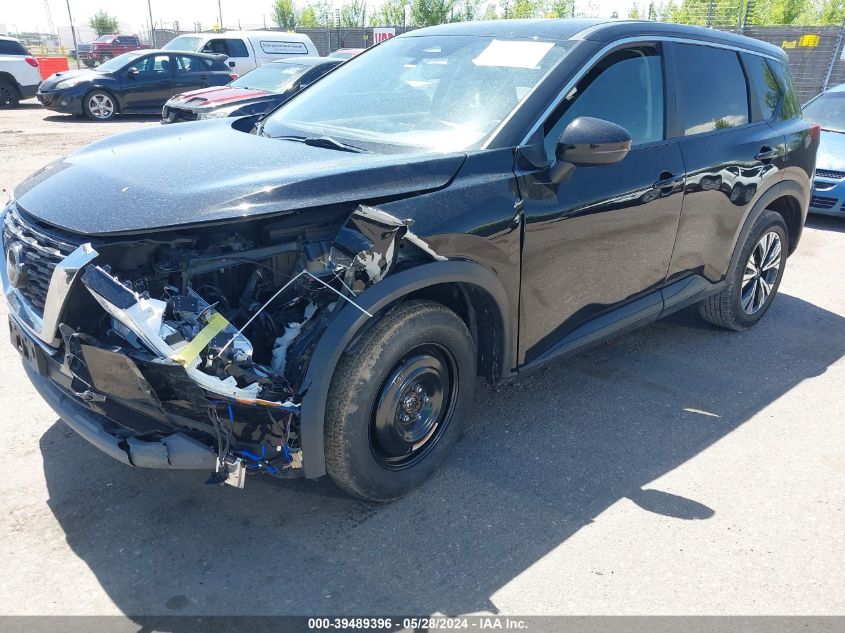 2022 Nissan Rogue Sv Intelligent Awd VIN: 5N1BT3BB4NC700377 Lot: 39489396