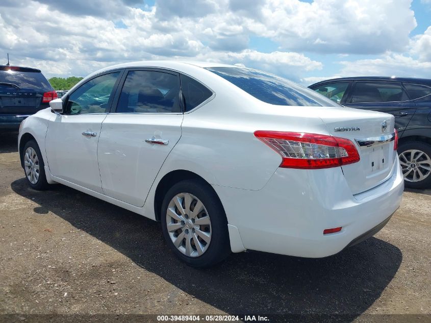 2015 Nissan Sentra Sv VIN: 3N1AB7AP6FY256079 Lot: 39489404