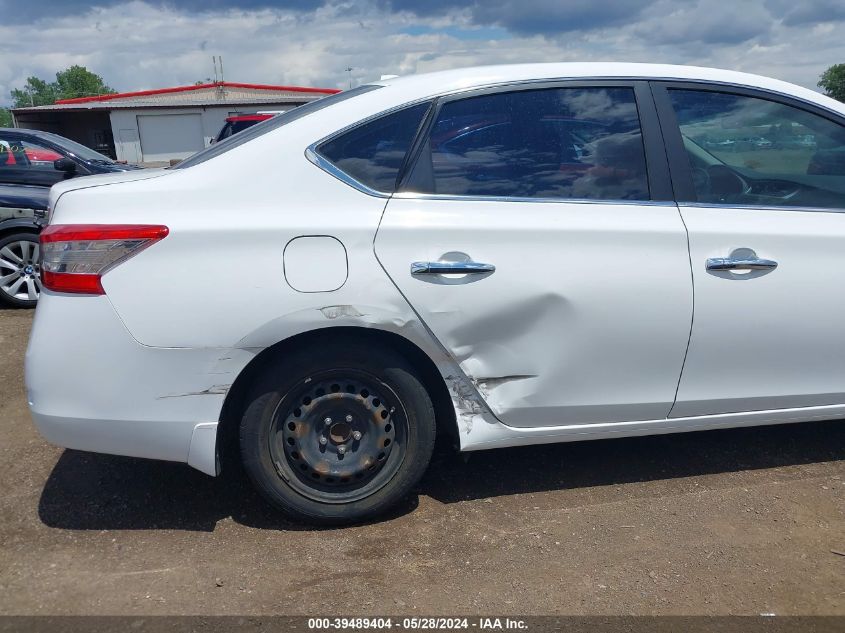 2015 Nissan Sentra Sv VIN: 3N1AB7AP6FY256079 Lot: 39489404