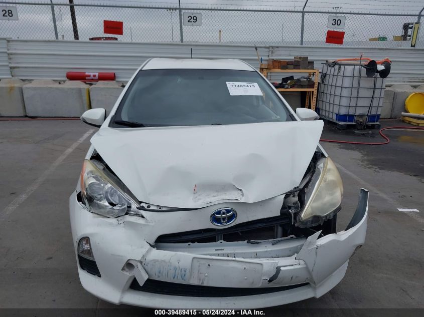 2014 Toyota Prius C Two VIN: JTDKDTB34E1559980 Lot: 39489415