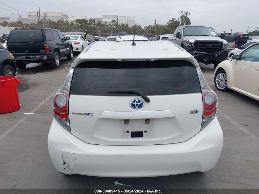 2014 Toyota Prius C Two VIN: JTDKDTB34E1559980 Lot: 39489415