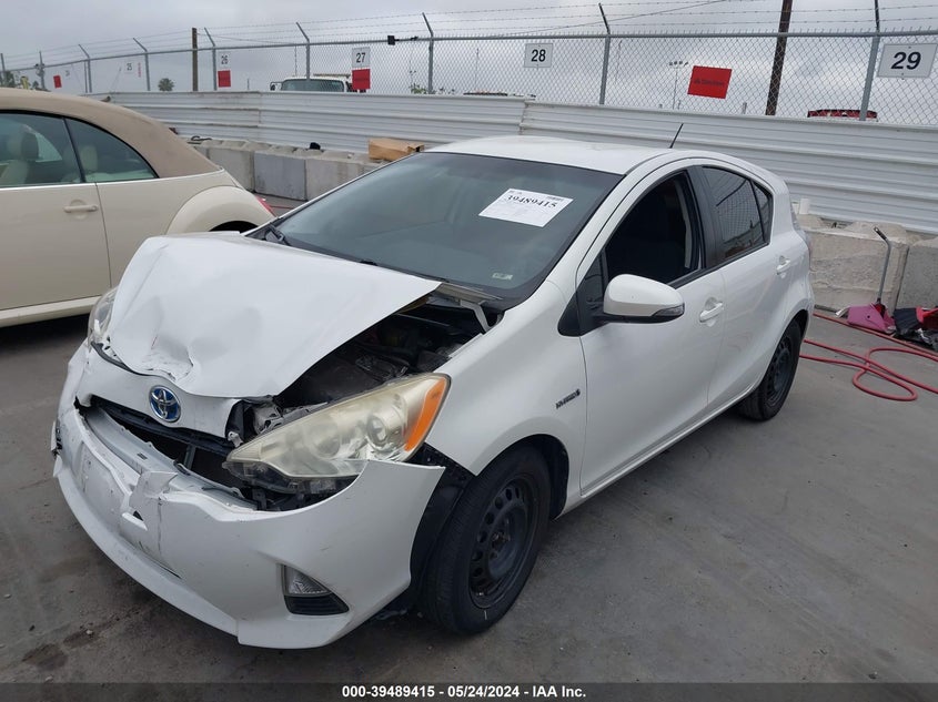 2014 Toyota Prius C Two VIN: JTDKDTB34E1559980 Lot: 39489415