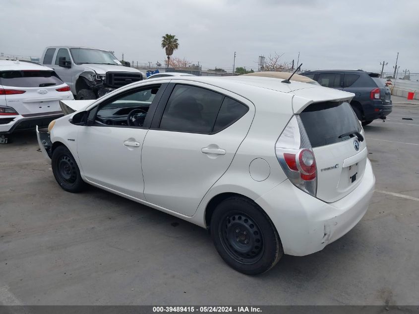 2014 Toyota Prius C Two VIN: JTDKDTB34E1559980 Lot: 39489415