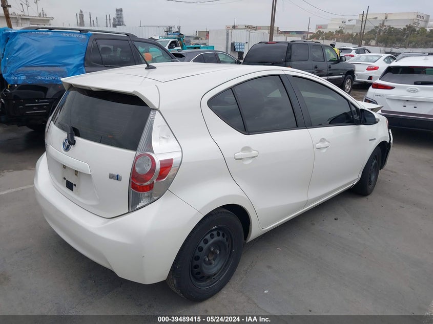 2014 Toyota Prius C Two VIN: JTDKDTB34E1559980 Lot: 39489415