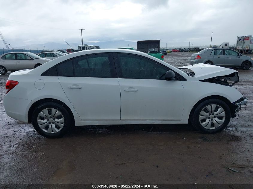 2015 Chevrolet Cruze Ls Auto VIN: 1G1PA5SH0F7193187 Lot: 39489428