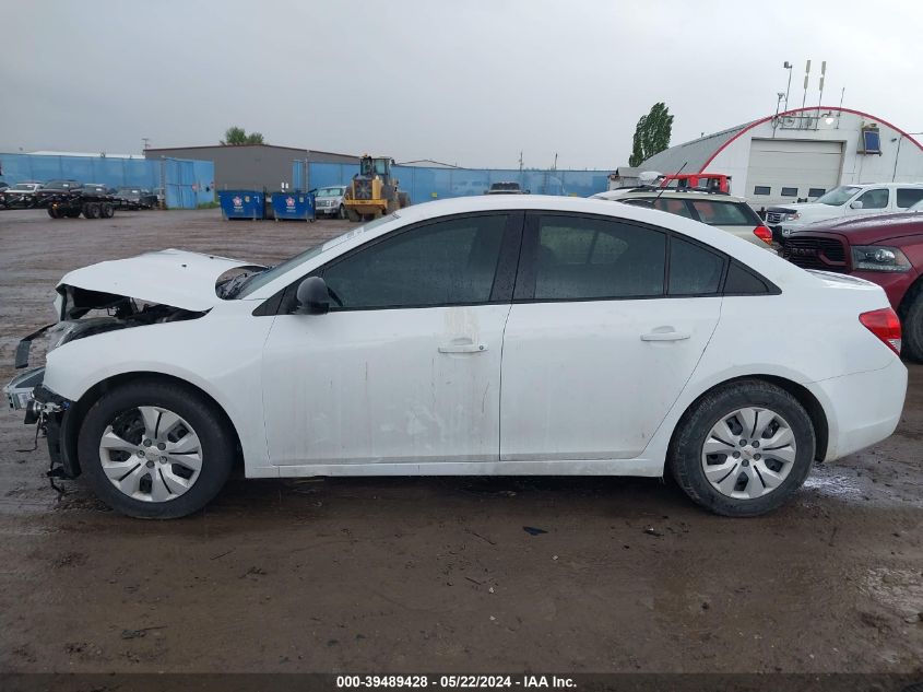 2015 Chevrolet Cruze Ls Auto VIN: 1G1PA5SH0F7193187 Lot: 39489428