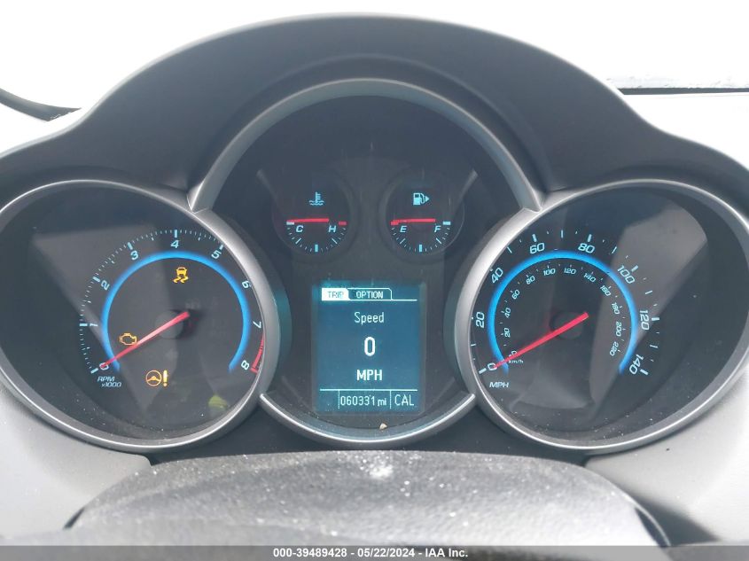 2015 Chevrolet Cruze Ls Auto VIN: 1G1PA5SH0F7193187 Lot: 39489428