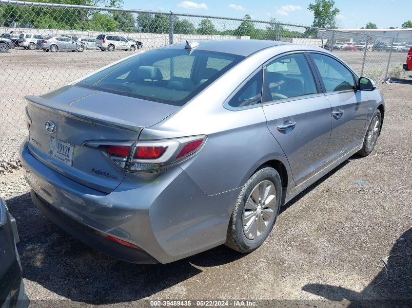 2016 Hyundai Sonata Hybrid/Se VIN: KMHE24L15GA037234 Lot: 39489435