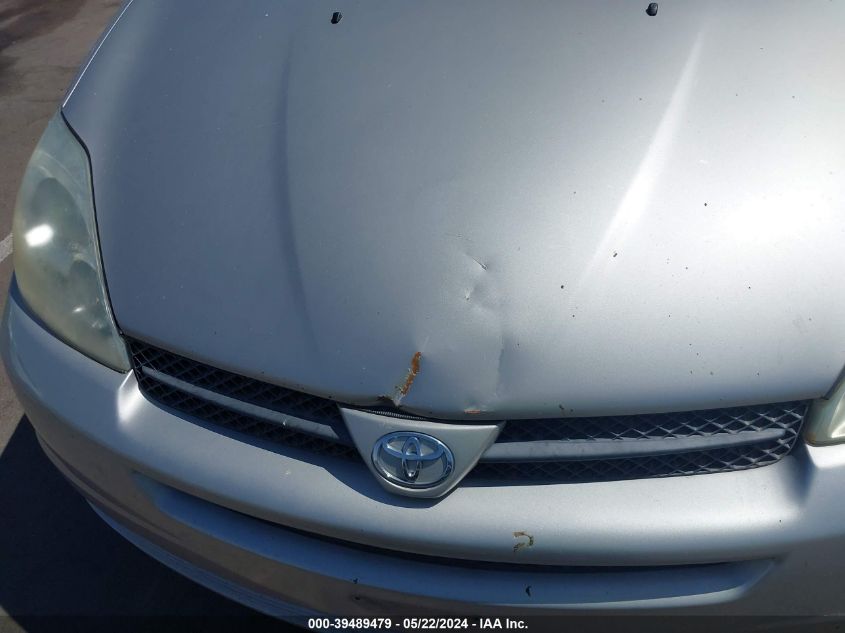 2005 Toyota Sienna Xle VIN: 5TDZA22C85S269228 Lot: 39489479